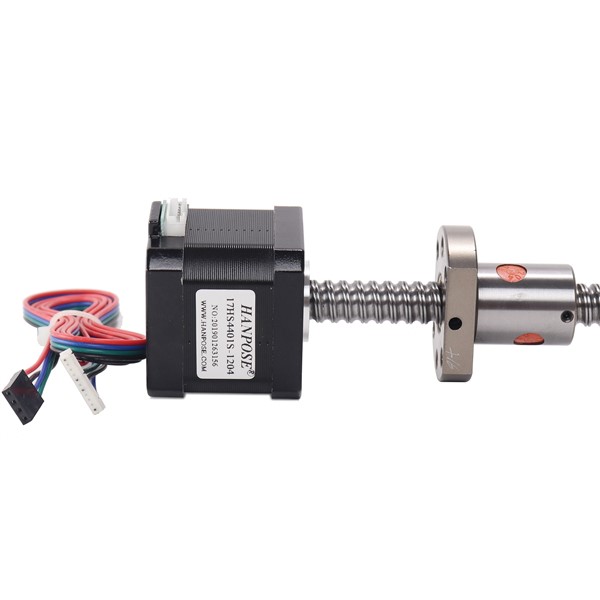 Free Shipping Nema 17 3D Printer Motor Stepper Motor 1.7A 40N. Cm 17hs4401S- SFU1204 Ballscrew 12mm Diameter 42BYGH CNC Machine