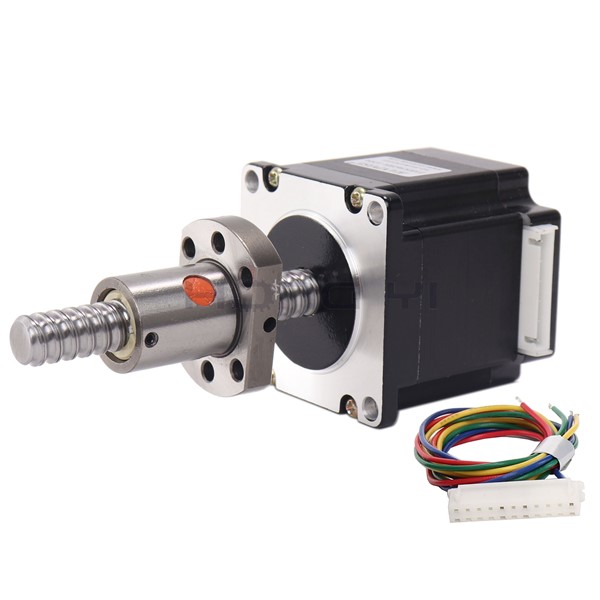 Free Shipping NEMA 23 Stepper Motor 2 Phase 56mm 126N. Cm with Sfu1204 Sfu1605 Sfu1610 Ball Screw for CNC 3D Printer