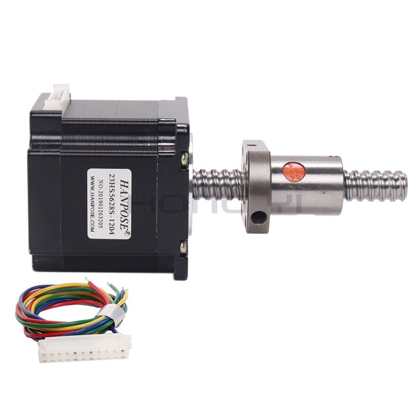 Free Shipping NEMA 23 Stepper Motor 2 Phase 56mm 126N. Cm with Sfu1204 Sfu1605 Sfu1610 Ball Screw for CNC 3D Printer