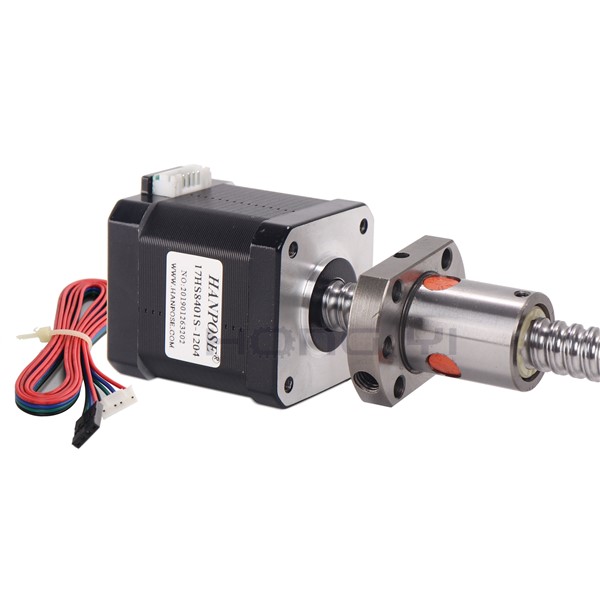 48mm NEMA 17 Moto with Sfu1204 Ball Screw Motor Nema17 42 Motor 1.8A Stepper Motor for CNC Engraving 3D Printer