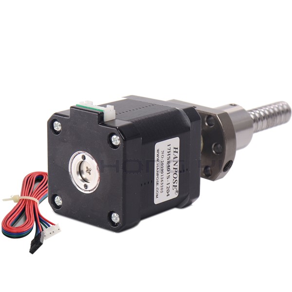 48mm NEMA 17 Moto with Sfu1204 Ball Screw Motor Nema17 42 Motor 1.8A Stepper Motor for CNC Engraving 3D Printer