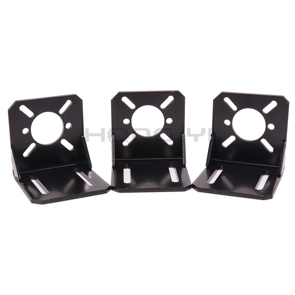 3pcs Free Shipping Motor/ Reduction Gear MotorNema 17/775-150w Mount L Bracket 42 Mounting Bracket DIY CNC Parts for 3D PRINTER