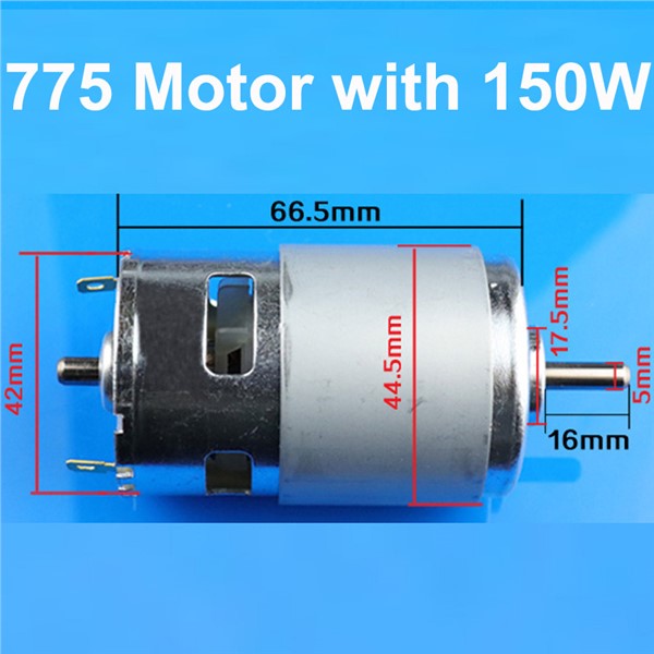 12V 24V DC High Speed Motor 6000-12000RPM Shaft Diameter 5MM Reversed Adjustable Speed Electric DC 12V Motor with Ball Bearing