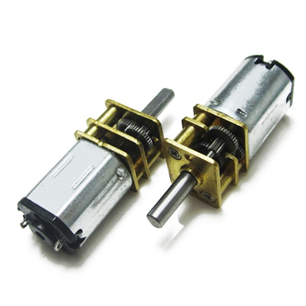 N20 3V 6V 12V Electric Micro DC Geared Motor 12 Volts Low Speed 15 To 1000RPM Metal Motor Gear Adjustable Speed Reversed