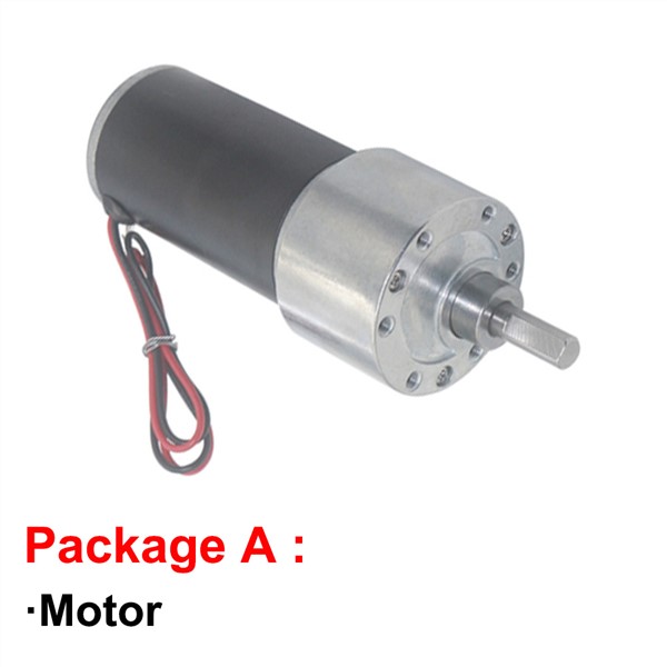 Permanent Magnet 12V 24V DC Gear Motor High Torque Electric Low RPM 4 To 1270RPM in DC Motor Adjustable Speed Reversed