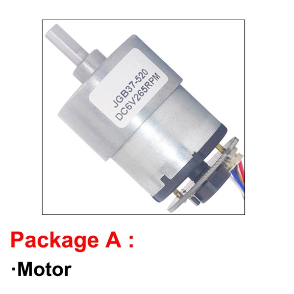 12V Electric Micro DC Geared Motor Encoder 6V 12 Volt Low RPM 7 To 1590RPM Adjustable Speed Reversed High Torque Mini DC Motors