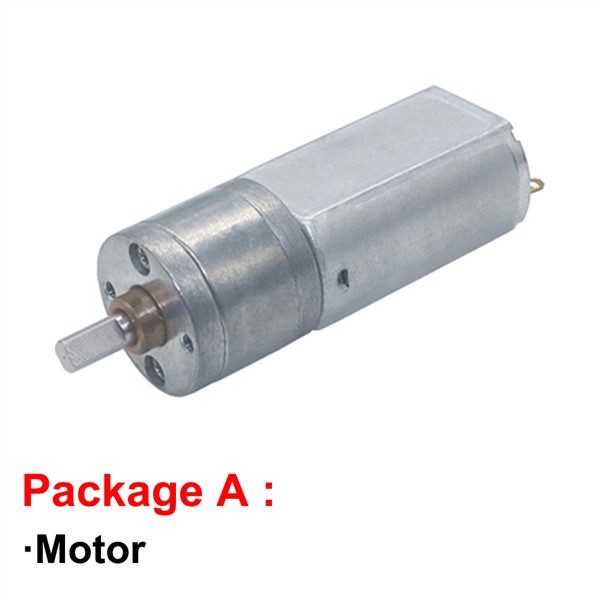 Mini Low Speed Electric DC Geared Motor 12 Volt 24-480RPM Adjustable Speed Reversible In DC Micro Motors for Smart Device Repair