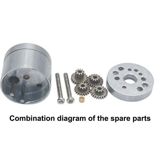 DC Motor Gearbox Reduction Ratio 1:4.4/1:9.6/1:21.3/1:35/1:46/1:78/1:103/1:171/1:226/1:377/1:500 Metal Gears for DC Gear Motor