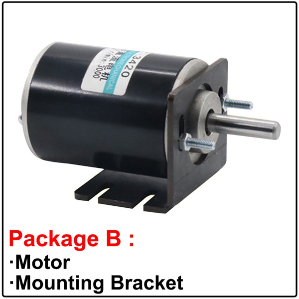 Micro Permanent Magnet High Speed DC Motors 12V 3000RPM 24V 6000RPM 30W Adjustable Speed Reversed in DC Motor for Smart Device