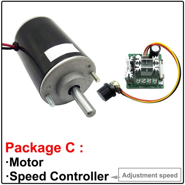 Micro Permanent Magnet High Speed DC Motors 12V 3000RPM 24V 6000RPM 30W Adjustable Speed Reversed in DC Motor for Smart Device