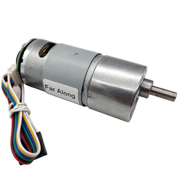 Micro DC Geared Motor Encoder High Torque 6V 12V 24V with Encoder High Speed in DC Motor 4 To 2000RPM Adjustable Speed Reversed