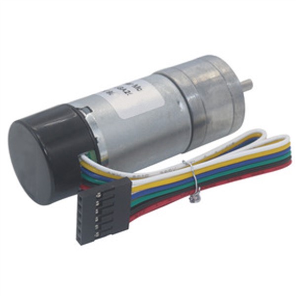 Mini DC Geared Motor 6V 12V 24V with Encoder In DC Motor 12 To 1360RPM Adjustable Speed Reversed with Speed Measurement Encoder