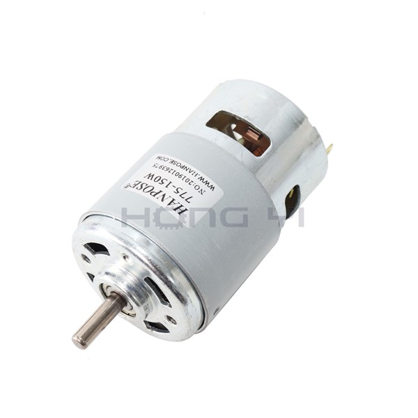 Durable 775 Motor 80w 150w 288w 3000-12000 RPM Motor Brush DC Motors Rs 775 Lawn Mower Motor with Two Ball Bearing Rated