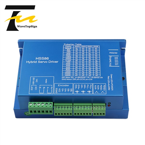 NEMA34 Closed Loop Hybrid Step-Servo Series Driver Kits HSS86 1pcs+Closed-Loop Motor 86HSE Series 1pcs +Data Cable 1pcs