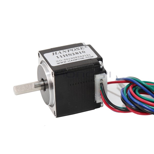 10 Pcs NEMA11 Stepper Motor 28BYGH28mm 2 Phases 4 Wires 0.08N. M 1.8 Degrees Hybrid Step Motor for New CNC Router