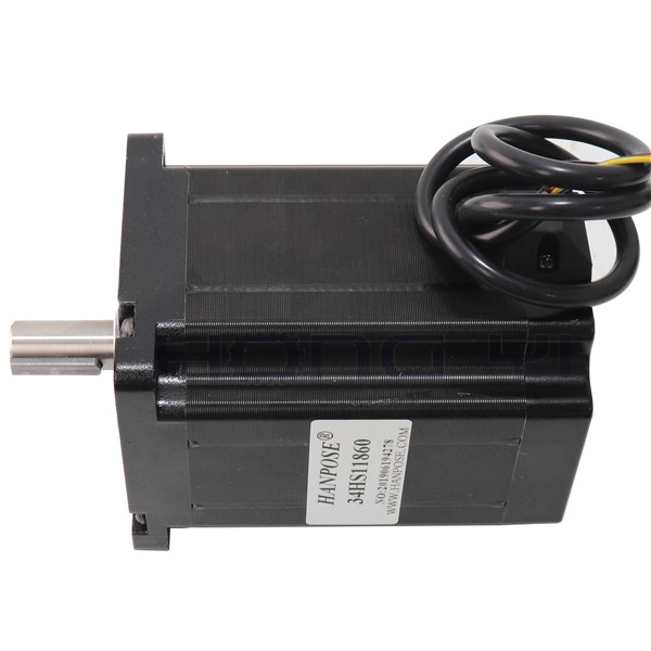 Free Shipping High Torque 86 Stepper Motor 2 PHASE 4-Lead Nema34 Motor 86BYGH 118MM 5.0A 6.0N. M LOW NOISE Motor for CNC XYZ