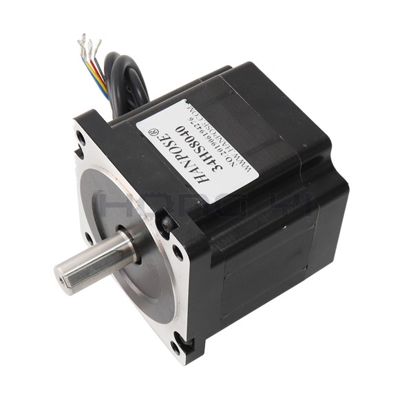 Free Shipping 1PC High Torque 86 Stepper Motor 2 PHASE 4-Lead Nema34 Motor 86BYGH 80MM 4.0A 4.0N. M LOW NOISE Motor for CNC