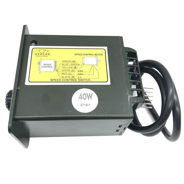 220V AC Motor Speed Controller 6/15/25/40/60/90/120/200/250W AC 220V for Forward Reverse Single-Phase AC Geared Motor Control