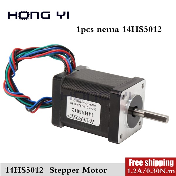 NEMA 14 1.8 Degrees 35 Hybrid Stepper Motor 2 Phase 50mm Motor for CNC Mill Router