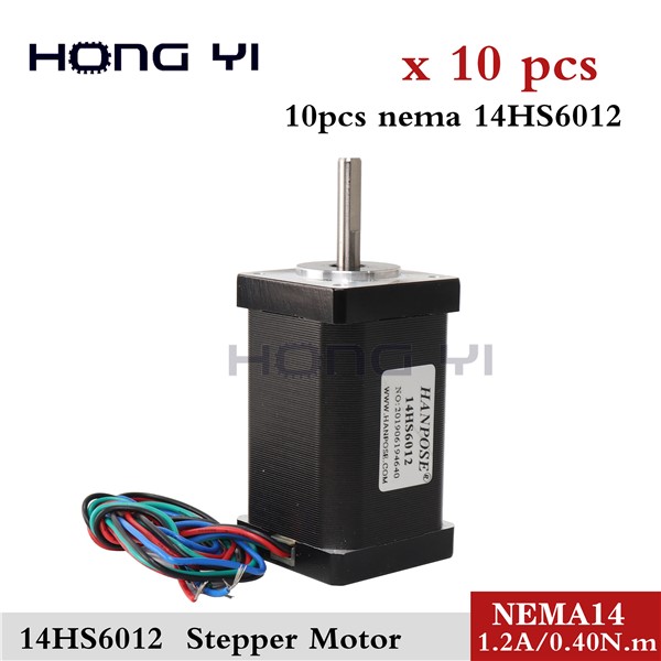 10pcs Titan Extruder Stepper Motor 4-Lead Nema 14 60mm 35 Motor for 3D Printer Drop Shipping