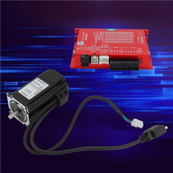 Motor Driver 2.2N. M 5A Closed Loop Stepped Motor Shaft Diameter 8mm + Driver 24~50V Kit Closed Loop Motor Brushless Driver