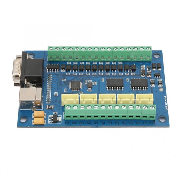 Driver Board USB 5 Axle 100K Control Card for Mach3 +4 Pcs TB6600 Driver Board CNC Motion Control Set