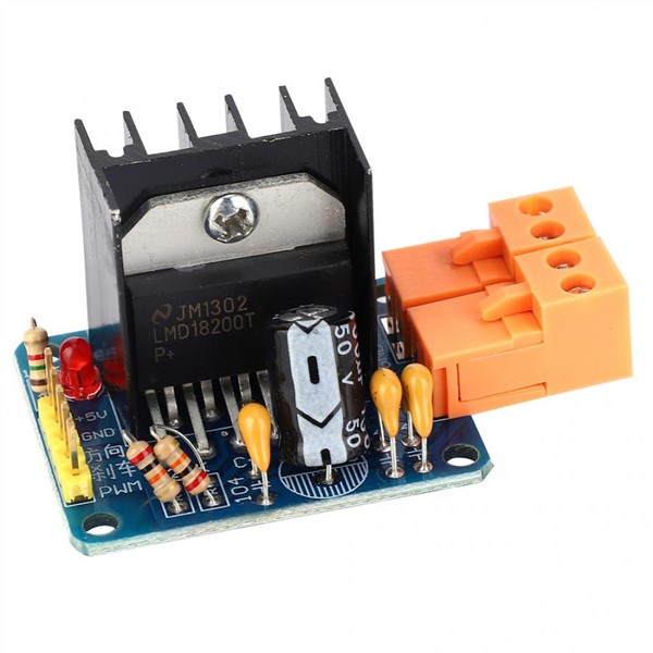Motion Control LMD18200 Adjustable Speed H-Bridge Motor Drive Module with Power Indication 3A 75W Motor Drive