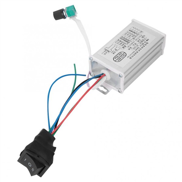 ZFX1620 DC9-60V Metal Case DC Motor Speed Controller 20A Forward & Reverse Switch Potentiometer Control