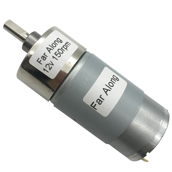 Electric Micro Low Speed DC Geared Motor 12V 24V DC High Torque Motor 5-600RPM Reversed Adjustable Speed 15W for DIY Toy Motor