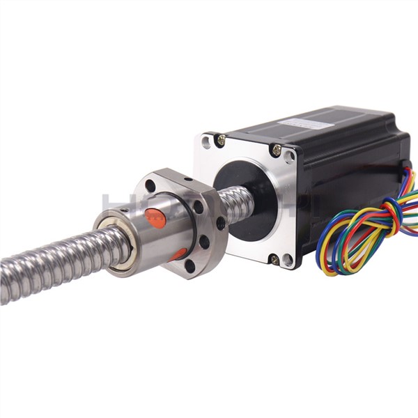 2.8A/260N. CM 23HS10028 Nema 23 Stepper Motor 4-Leads CNC Sfu1204 Ball Screw Length 200MM for 3D Printer