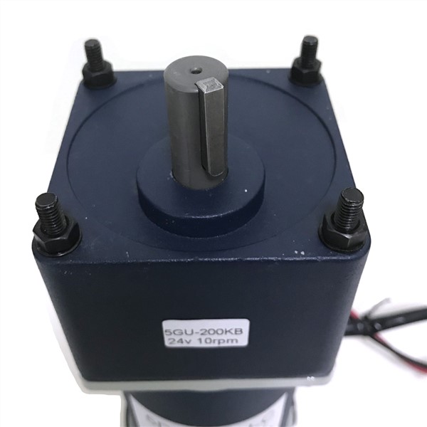 Powerful 200W Micro Electric DC Geared Motor 12V 24V High Torque Low Speed 10 To 600RPM DC Motors Adjustable Speed Reversed