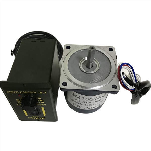 220v AC Single Phase Electric Motor 15W High Speed Motor 1400/2800RPM with Speed Control & Forward Reverse Switch