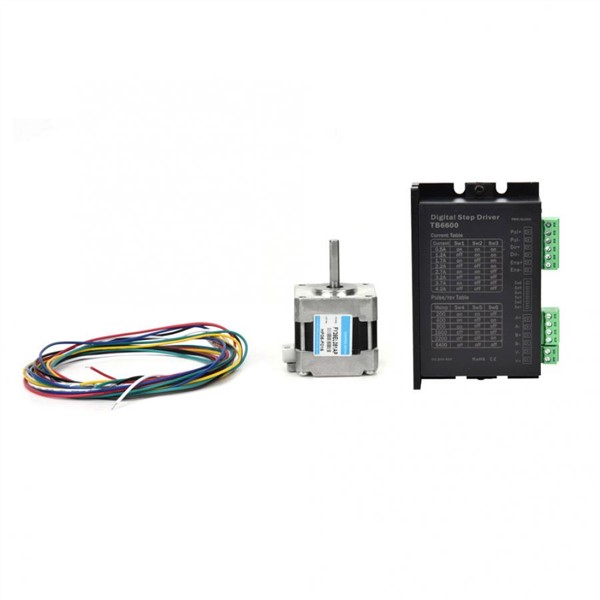 Step Motor Nema 16 Stepper Motor+Motor Driver 1.8deg 0.8A 28.3oz. in/20Ncm for 3D Printer/Engraving Machine Stepper