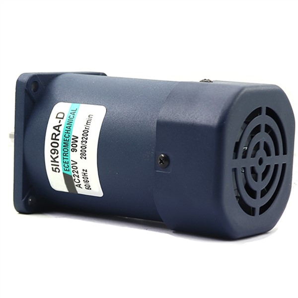 220V Electric Micro AC High Speed Motors Single Phase 90W 1400/2800RPM Induction Motor with High Torque Speed Control Reversible