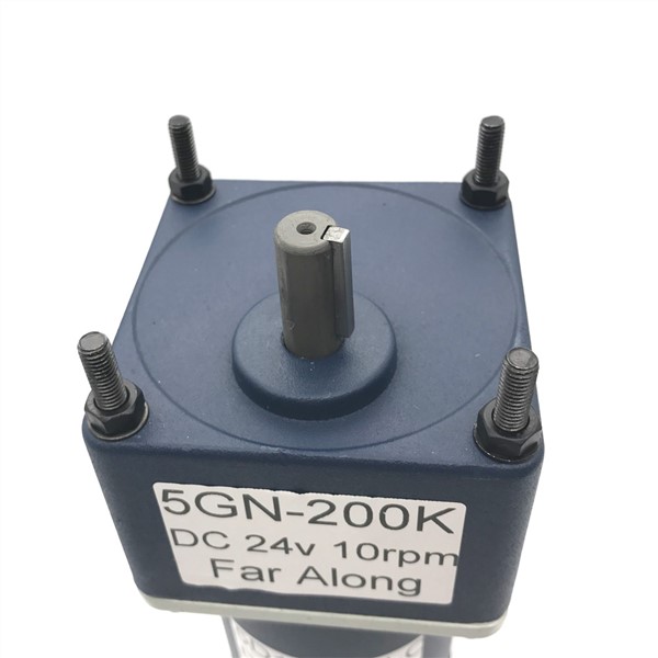 120W Micro Geared Reducer Motor DC 12V 24V Low Speed 10 To 600RPM High Torque 10.9 To 242KG Adjustable Speed Reversible Motor