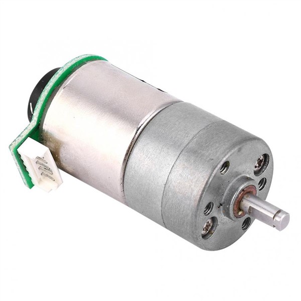 Speed Regulator for DC Motors DC 6-12V 32-64RPM 1:110 Reduction Ratio Full Metal Gear Motor with Encoder Electric Motor