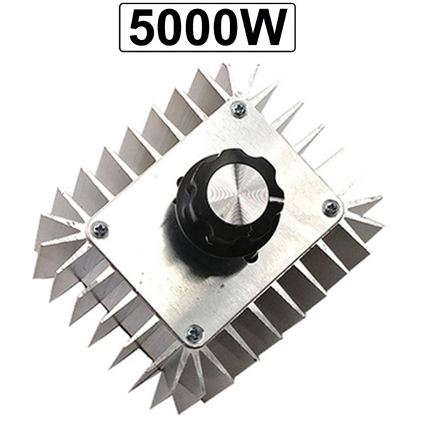 5000W SCR Electronic Voltage Regulator 220V with Housing Protection Use for Voltage Regulation Temperature Adjustment Or Dimming