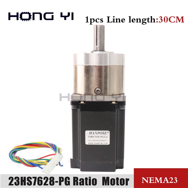 4-Lead 23HS7628 Stepper Motor 57 Motor Extruder Gear Stepper Motor Ratio 15:1 16:1 Planetary Gearbox Nema 23