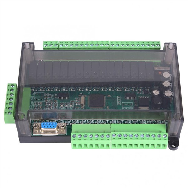 PLC Programmable Logic Controller Industrial Control Board Load 4 Analog Inputs Relay Module Motor Controller with Housing