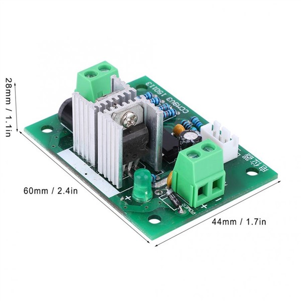 Motor Controller DC 12-24V 6A DC Motor Speed Controller Board Module PWM Stepless Speed Regulation Motor Regulator