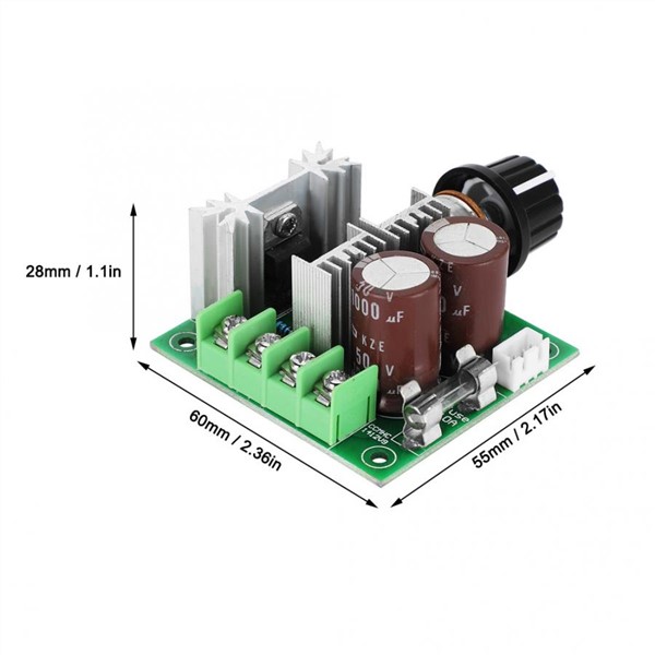 Stepper Motor Controller DC Motor Controller 10A PWM Motor Variable Speed Controller Board Module 12~40V Motor Regulator