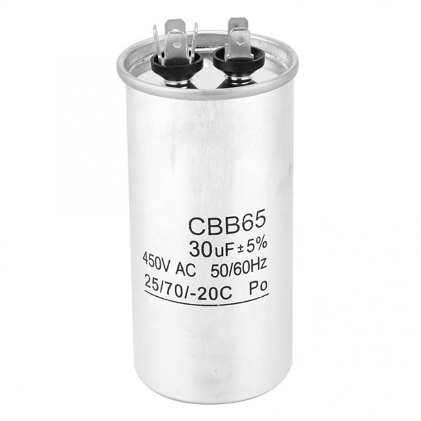 Motor Speed Regulator CBB65 30UF 450V Capacitor Start Motor Homopolar Electrolytic Capacitor for Compressor
