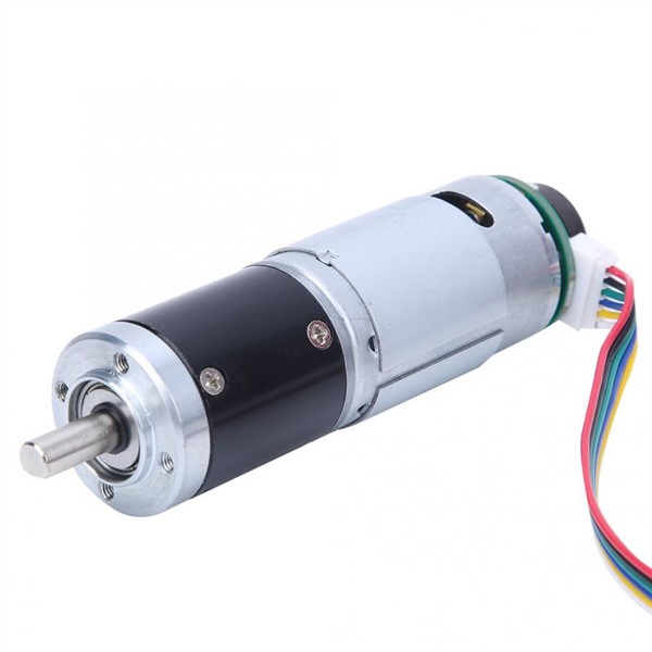 DC Motor Geared 24V 330RPM DC Geared Motor Speed Reduction Motor with Encoder