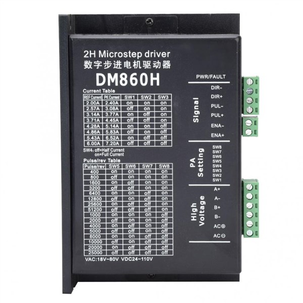 Stepper Motor Drive DM860H 2-Phase Optical Isolation Signal Input Universal NEMA23 NEMA34