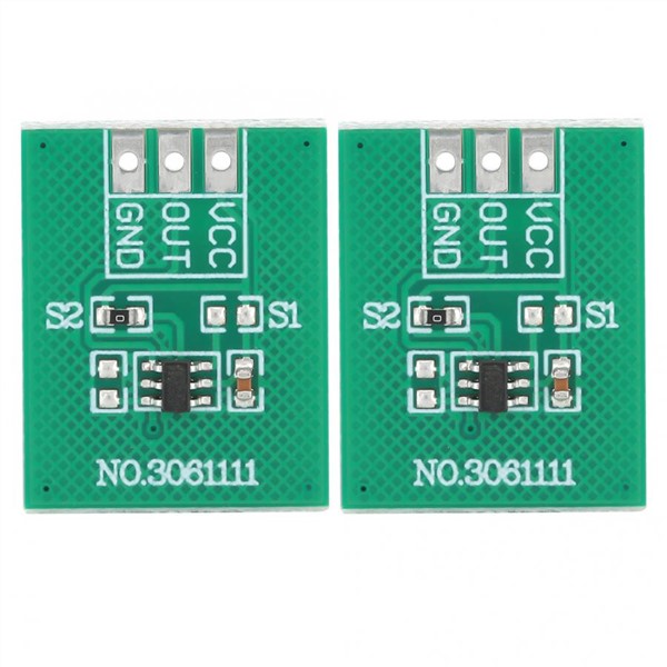 2pcs TTP223-BA6 Capacitive Touch Button Module Jog Type Touch Switch High Low Level Output 2.5V-5.5V 