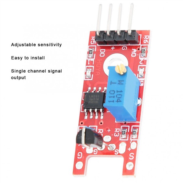 Sensor Module 5 Pcs Touch Sensor Module KY-036 DC5V Single Channel Signal Output Touch Sensor for Metal