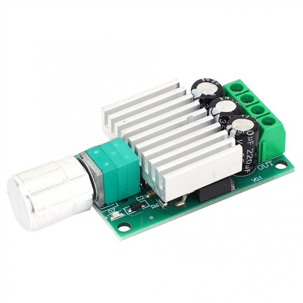 Motor Speed Controller DC Motor Controller PWM 12V-30V 7A Large Power Speed Temperature Light Governor Module