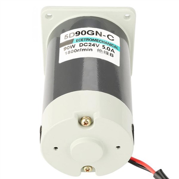 90W Electric Micro DC High Speed Motors 12V 24V 1800/3000RPM Long Life Adjustable Speed Reversible DC Permanent Magnet Motor