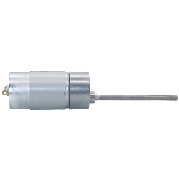 12V 24V DC Small Gear Motor with 80mm Length 6mm Diameter Threaded Rod Lead Screw Shaft