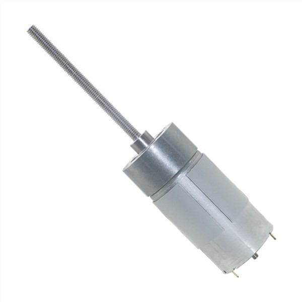 12V 24V DC Small Gear Motor with 80mm Length 6mm Diameter Threaded Rod Lead Screw Shaft